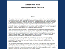 Tablet Screenshot of gardenparkward.org